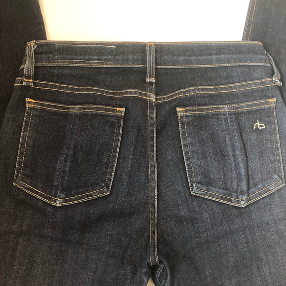 Rag & Bone High Rise Skinny Jean Dark wash Size 25 - Picture 6 of 6
